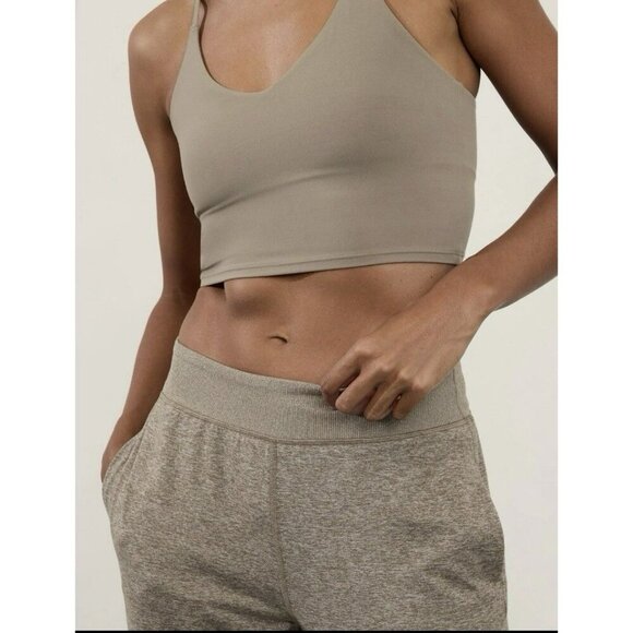 Athleta Softluxe High Rise Jogger size M Medium Petite Dovetail Heather NWT - Picture 9 of 12